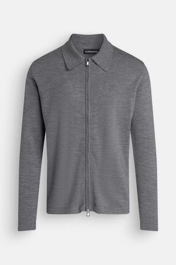 J.LINDEBERG Wolljacke 'Kaleb' grau