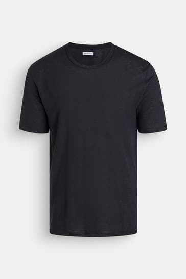 PHIL PETTER Navy linen shirt