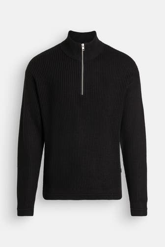 JACK & JONES Strick-Troyer schwarz