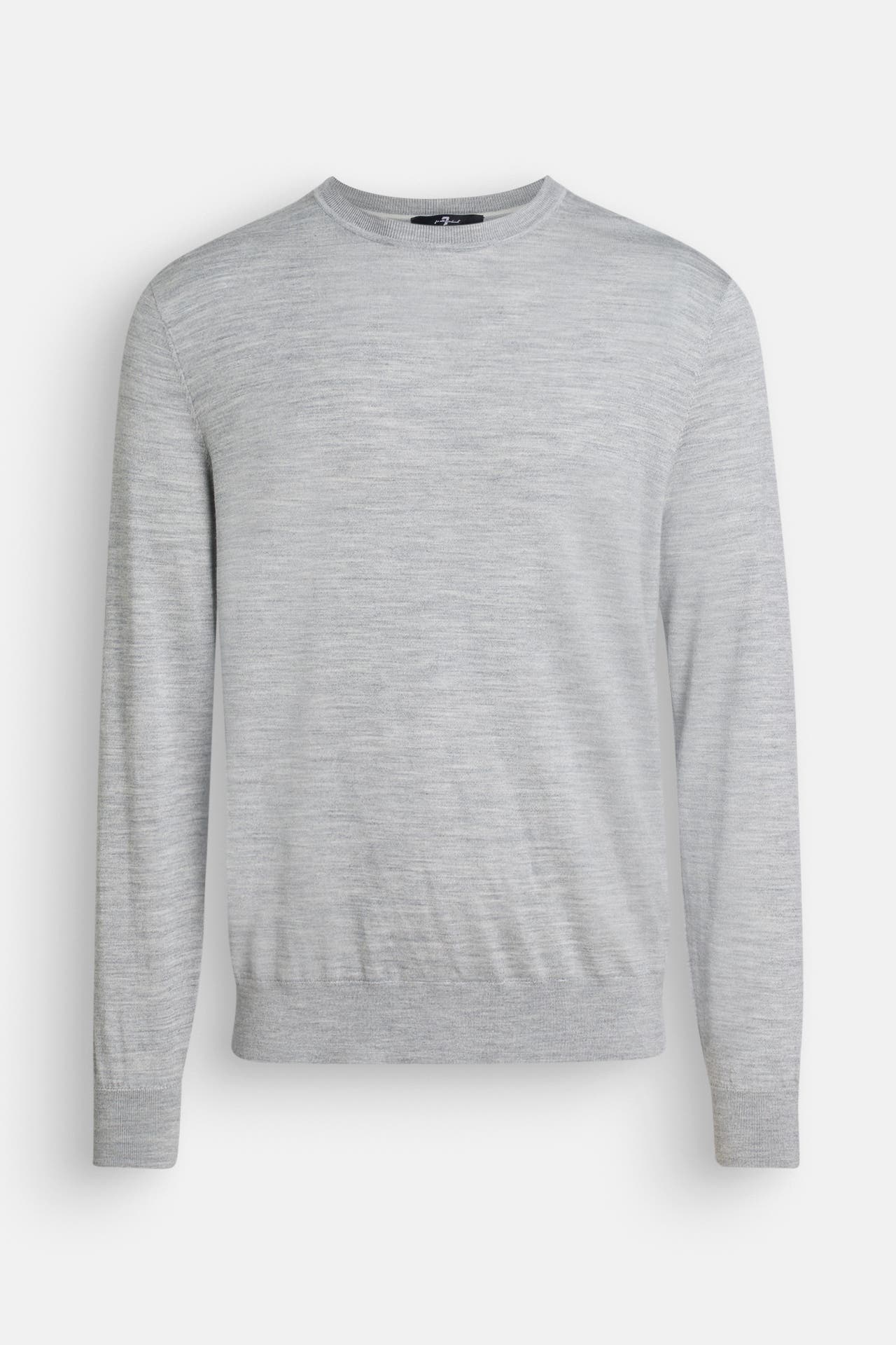 7 FOR ALL MANKIND Wollmixpullover hellgrau, Bild 1