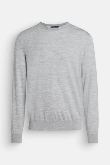 7 FOR ALL MANKIND Wollmixpullover hellgrau