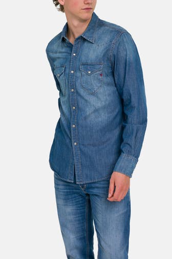 REPLAY Jeanshemd Slim Fit