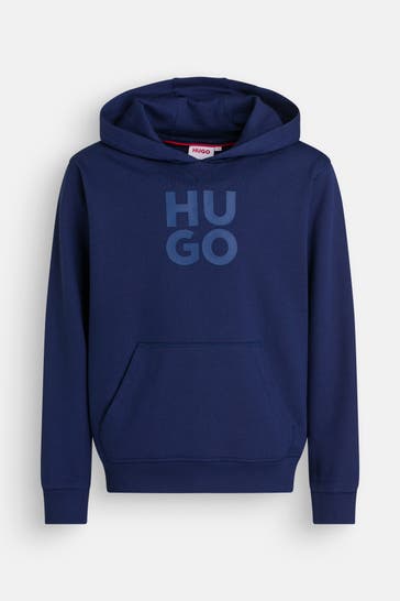 HUGO Hoodie dunkelblau