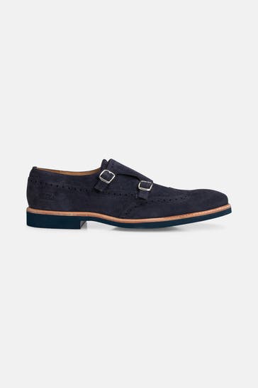 MELVIN & HAMILTON Monkstraps 'Dino 4' navy