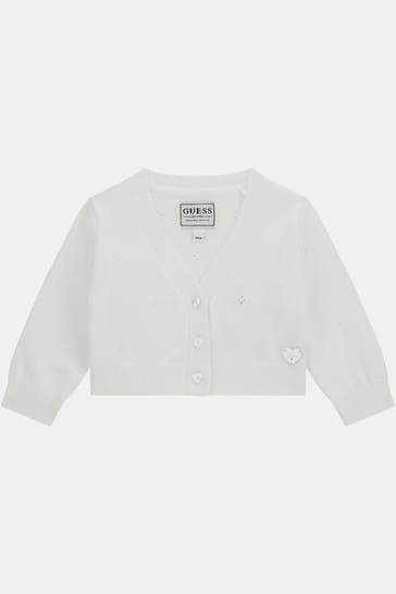 GUESS Strickjacke weiß