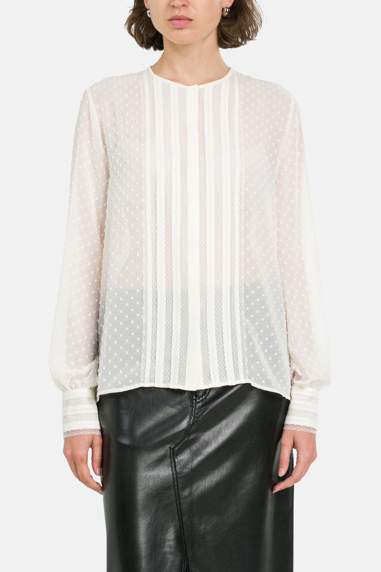 BOSS Blusenshirt 'Bhome' ecru, Bild 1