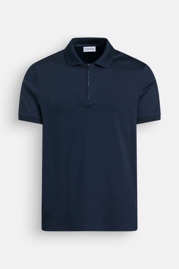 CALVIN KLEIN Polo-Shirt dunkelblau