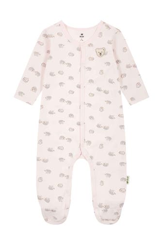 STEIFF Strampler rosa gemustert