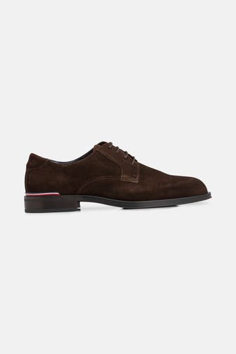 TOMMY HILFIGER Lederschnürer dunkelbraun
