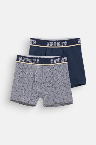 SANETTA 2er Pack Unterhosen dunkelblau gemustert