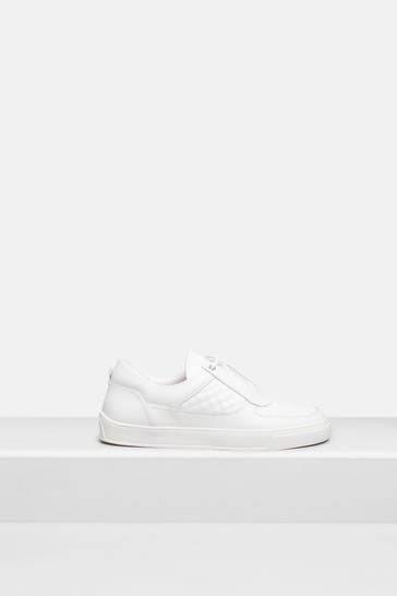 LEANDRO LOPES Leder-Sneaker 'Faisca' weiß