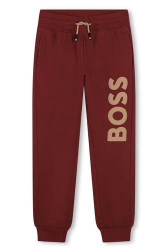 BOSS Sweatpants bordeaux