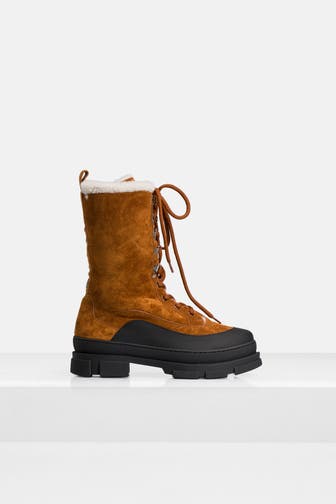 JIMMY CHOO Winterstiefel 'Aldea' cognac