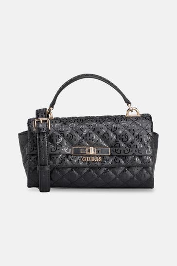 GUESS Handtasche 'Idra' schwarz