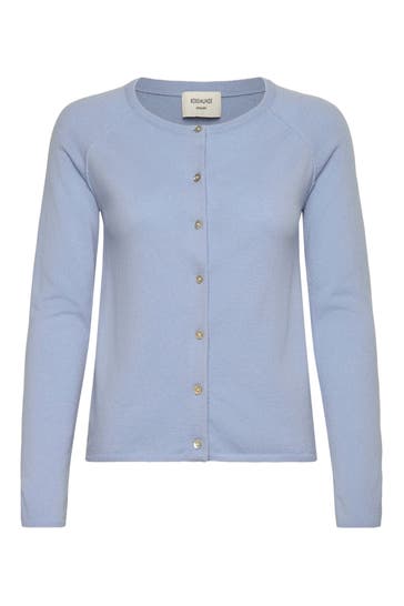ROSEMUNDE Kaschmirmix-Cardigan hellblau