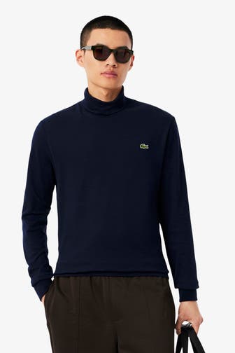 LACOSTE Rollkragenpullover dunkelblau