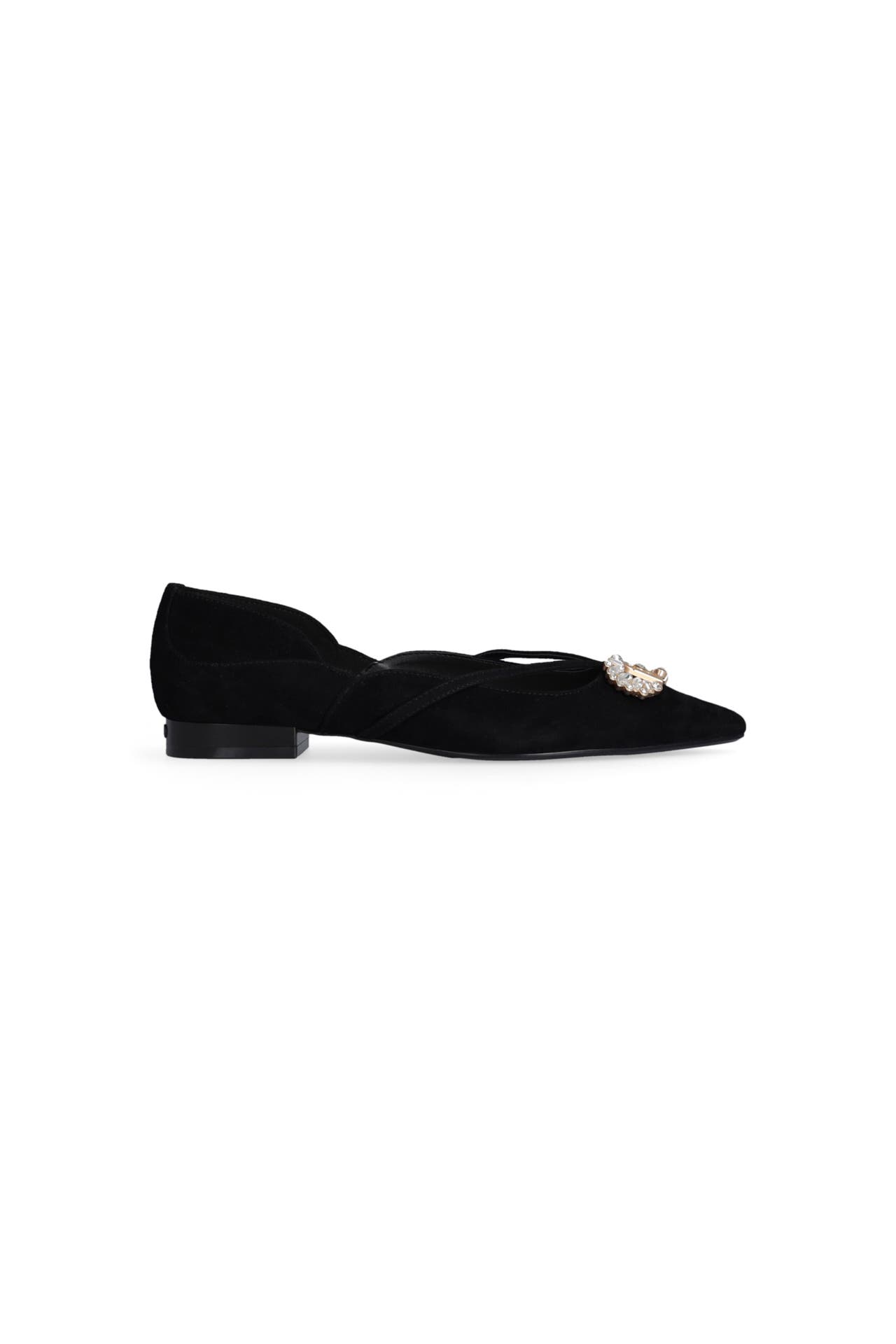LIU JO Leder-Ballerinas 'Vivien' schwarz, Bild 1