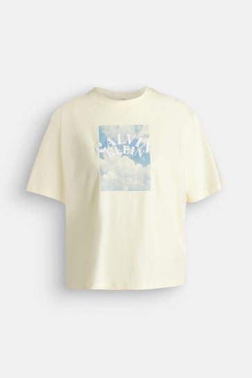 CALVIN KLEIN T-Shirt gelb