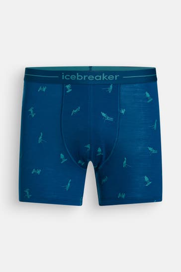 ICEBREAKER Boxer Trunk '150 Anatomica' gemustert