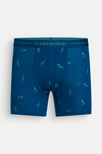 ICEBREAKER Boxer Trunk '150 Anatomica' gemustert