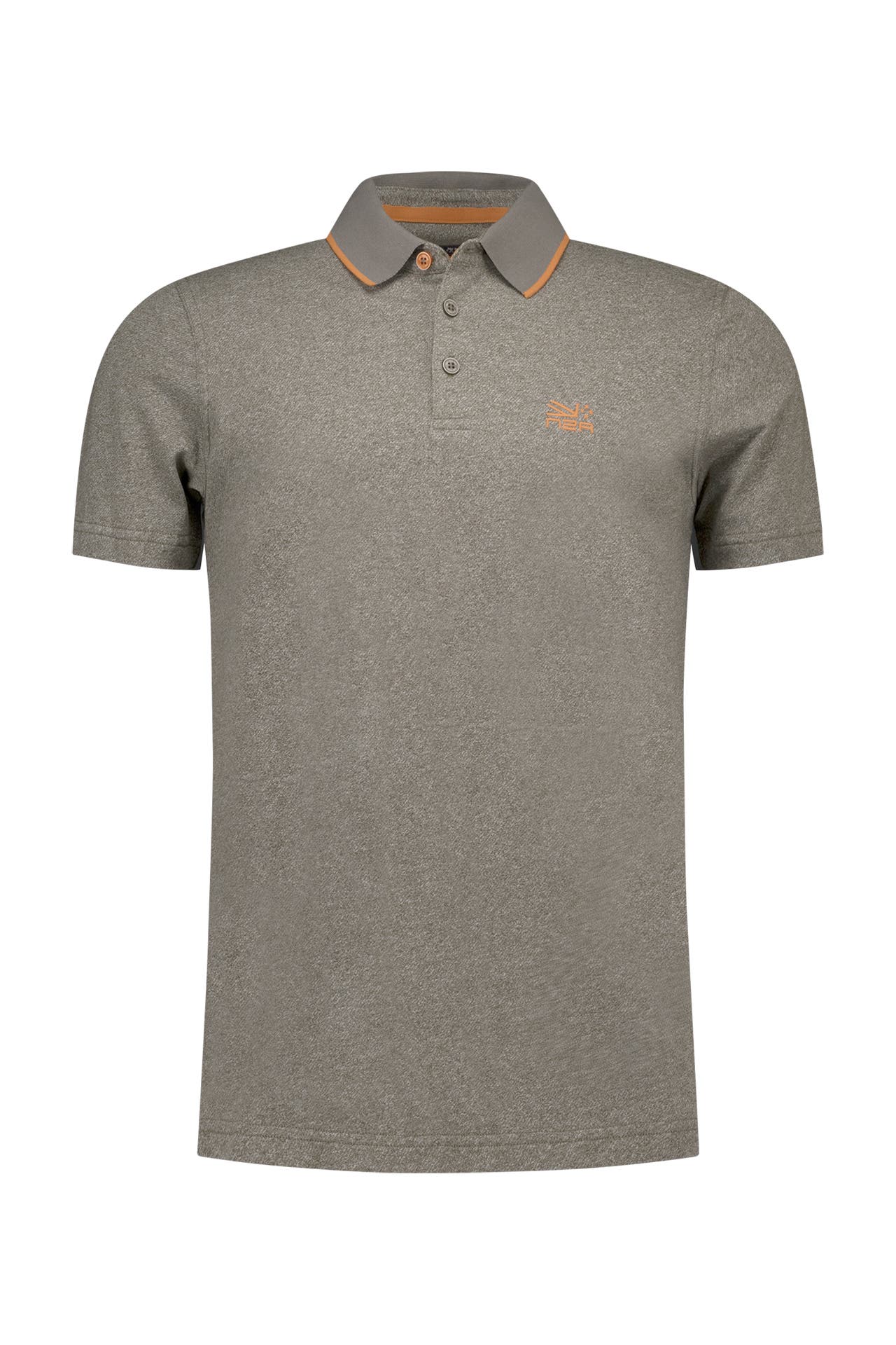 NEW ZEALAND AUCKLAND Polo-Shirt oliv meliert, Bild 1
