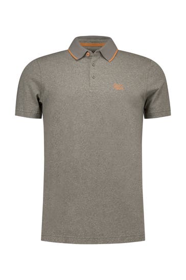 NEW ZEALAND AUCKLAND Polo-Shirt oliv meliert