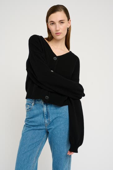 GESTUZ Wolljacke 'Manzi' schwarz