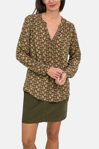 CARTOON Casual-Bluse gemustert