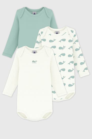 PETIT BATEAU 3er Pack Bodies mehrfarbig