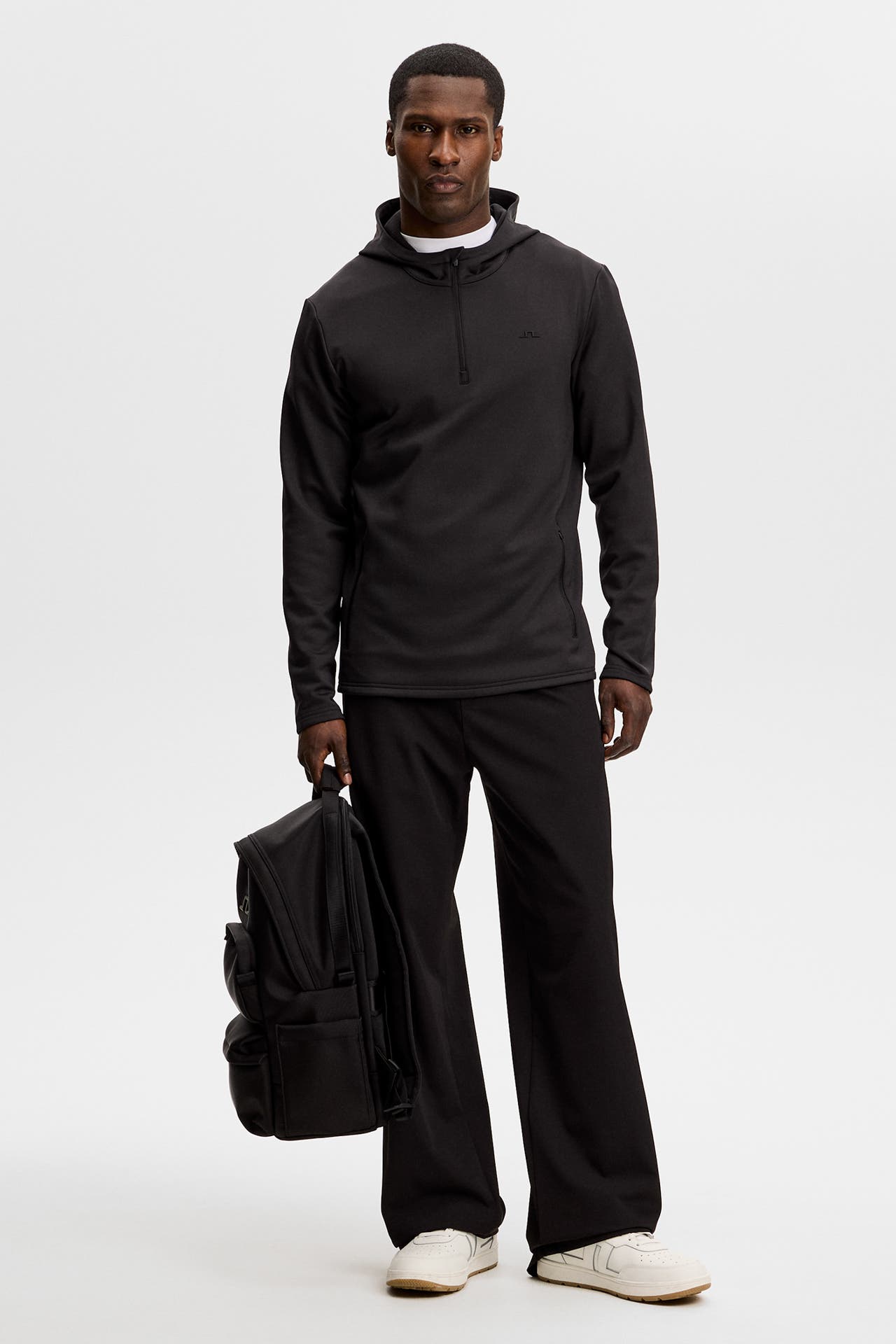 J.LINDEBERG Fleece-Midlayer schwarz, Bild 1