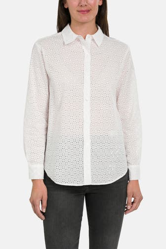 DKNY Casual-Bluse weiß