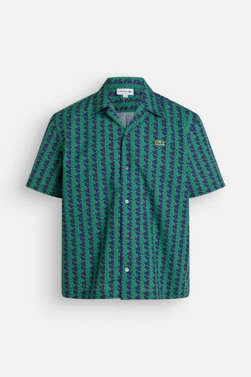 LACOSTE Kurzarmhemd gemustert