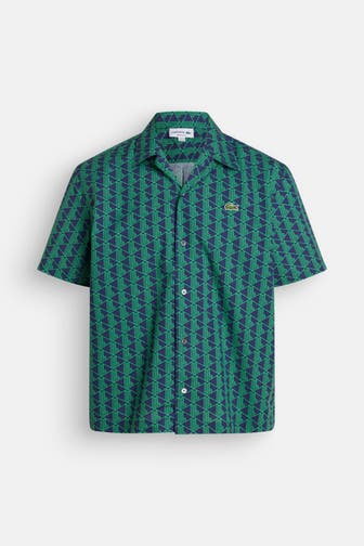 LACOSTE Kurzarmhemd gemustert