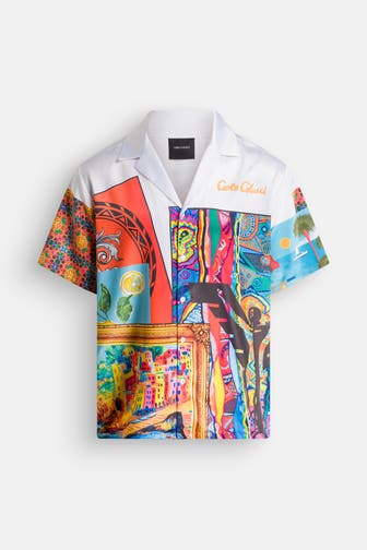 CARLO COLUCCI Kurzarmhemd Regular Fit