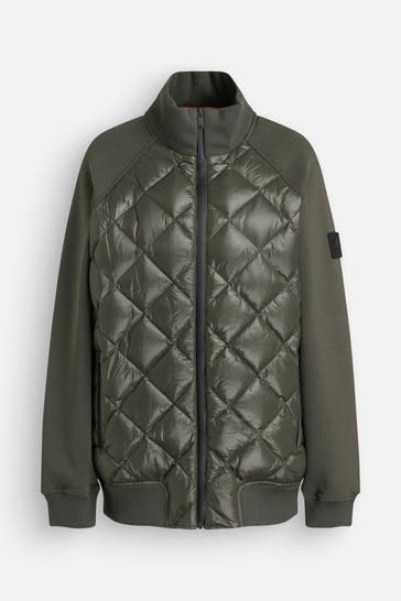 MOOSE KNUCKLES Light-Daunenjacke dunkelgrün