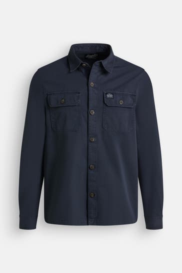 SUPERDRY Overshirt nachtblau
