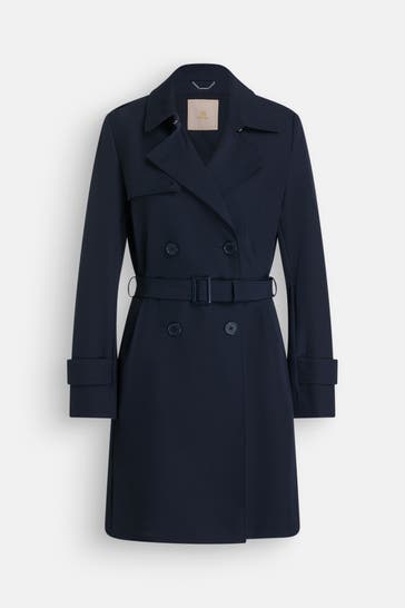 MABRUN Trenchcoat 'Nicole' nachtblau