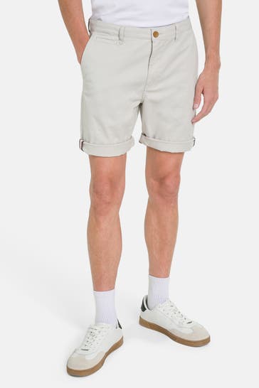 SUPERDRY Chino-Shorts creme