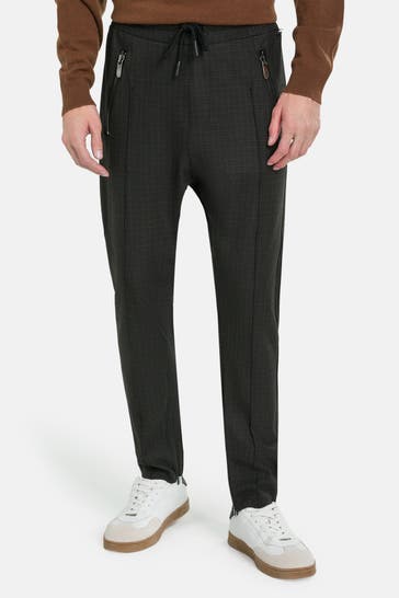 ELIAS RUMELIS Stoffhose 'Milan' braun