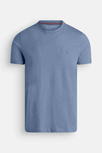 TOMMY HILFIGER T-Shirt taubenblau