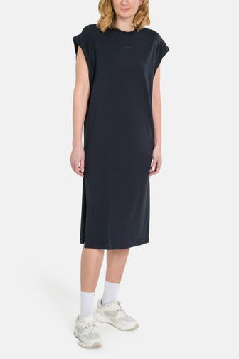 BOSS ORANGE Midikleid nachtblau