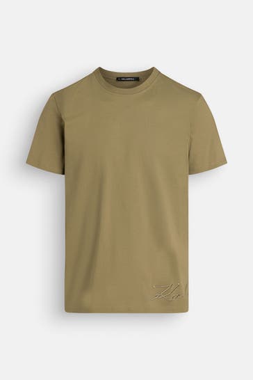 KARL LAGERFELD T-Shirt oliv