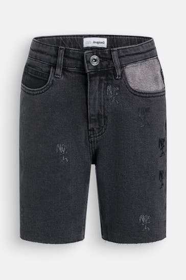 DESIGUAL Jeansshorts anthrazit