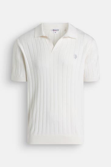 U.S. POLO ASSN. Polo-Shirt weiß