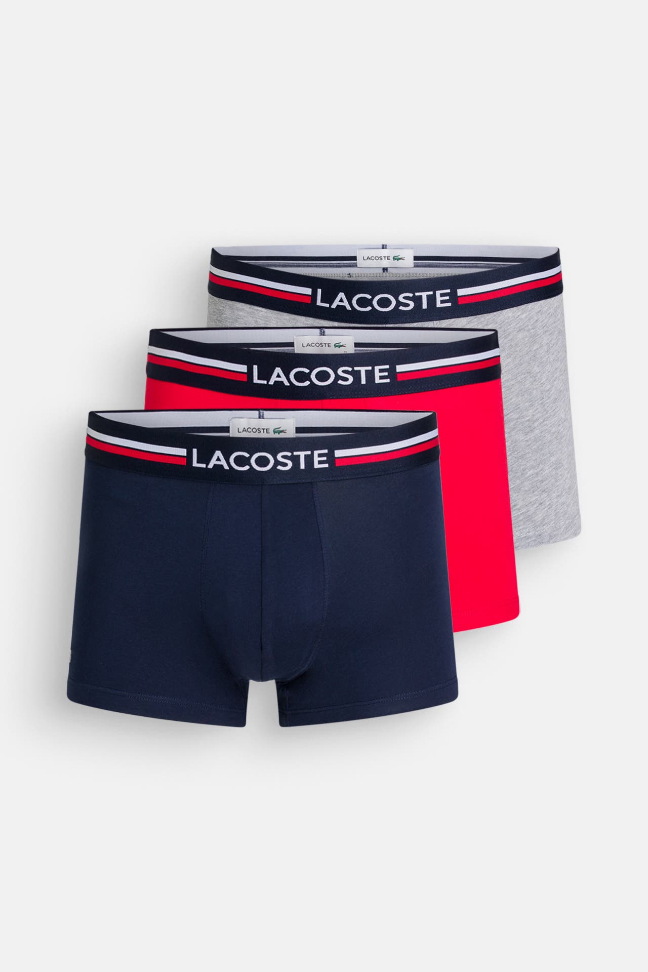 LACOSTE 3er-Pack Boxer Trunks mehrfarbig, Bild 1