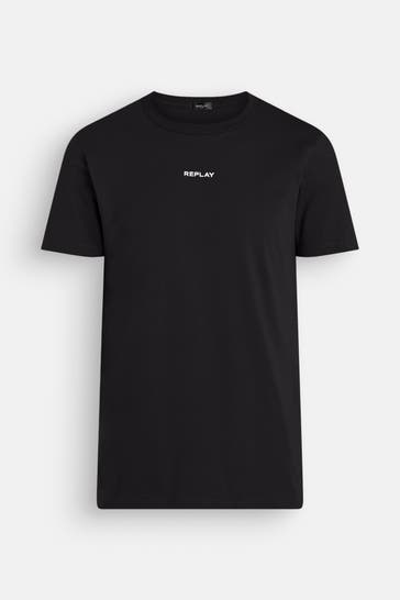 REPLAY T-Shirt schwarz