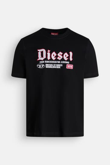 DIESEL T-Shirt schwarz