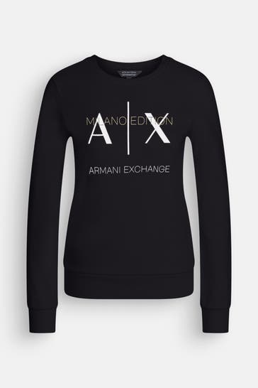 ARMANI EXCHANGE Sweatshirt schwarz