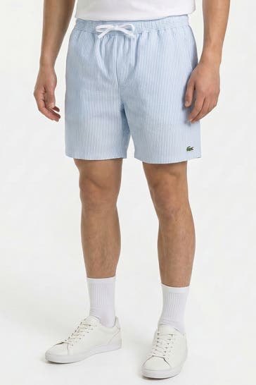 LACOSTE Badeshorts gestreift