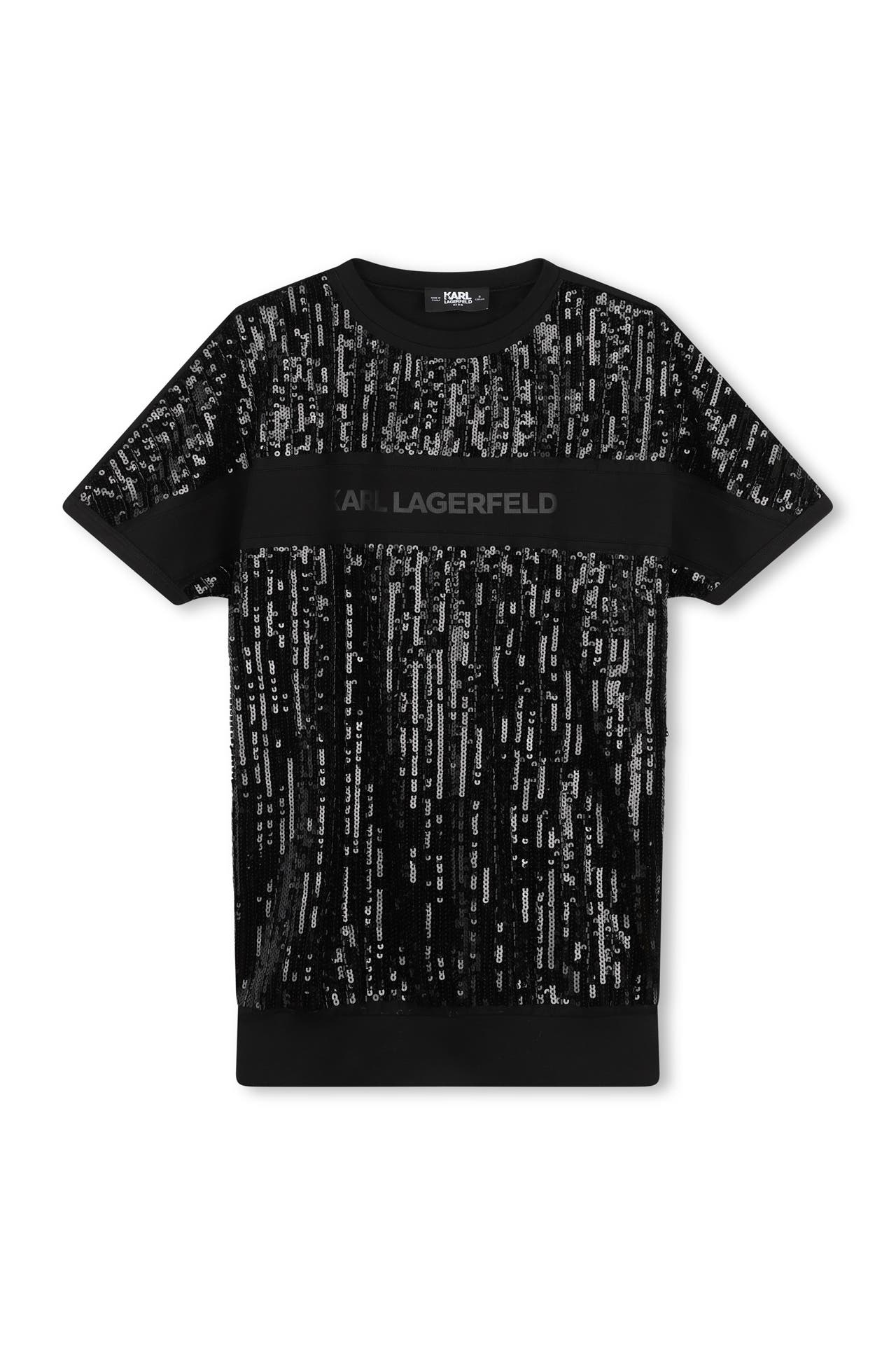 KARL LAGERFELD Jersey-Kleid schwarz, Bild 1